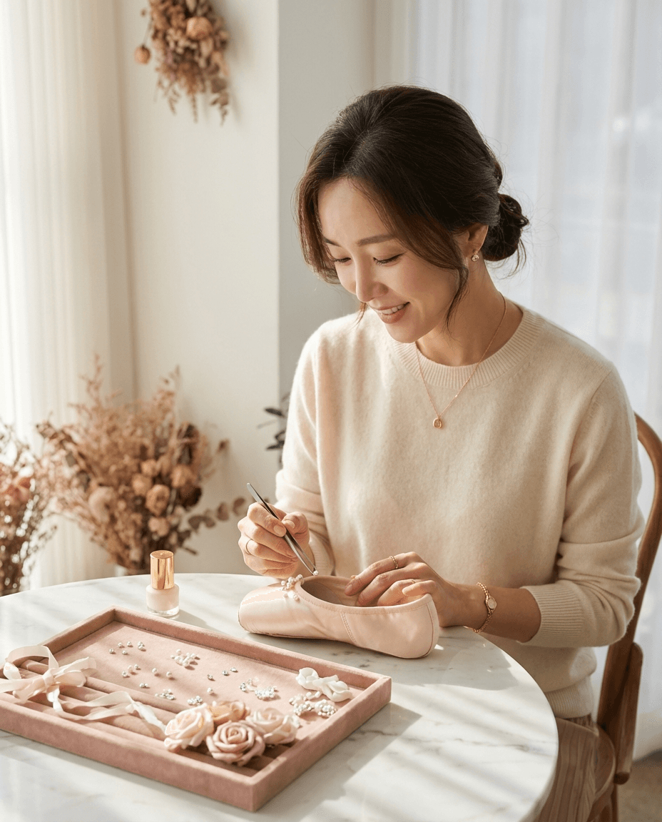 토슈즈 데코레이팅